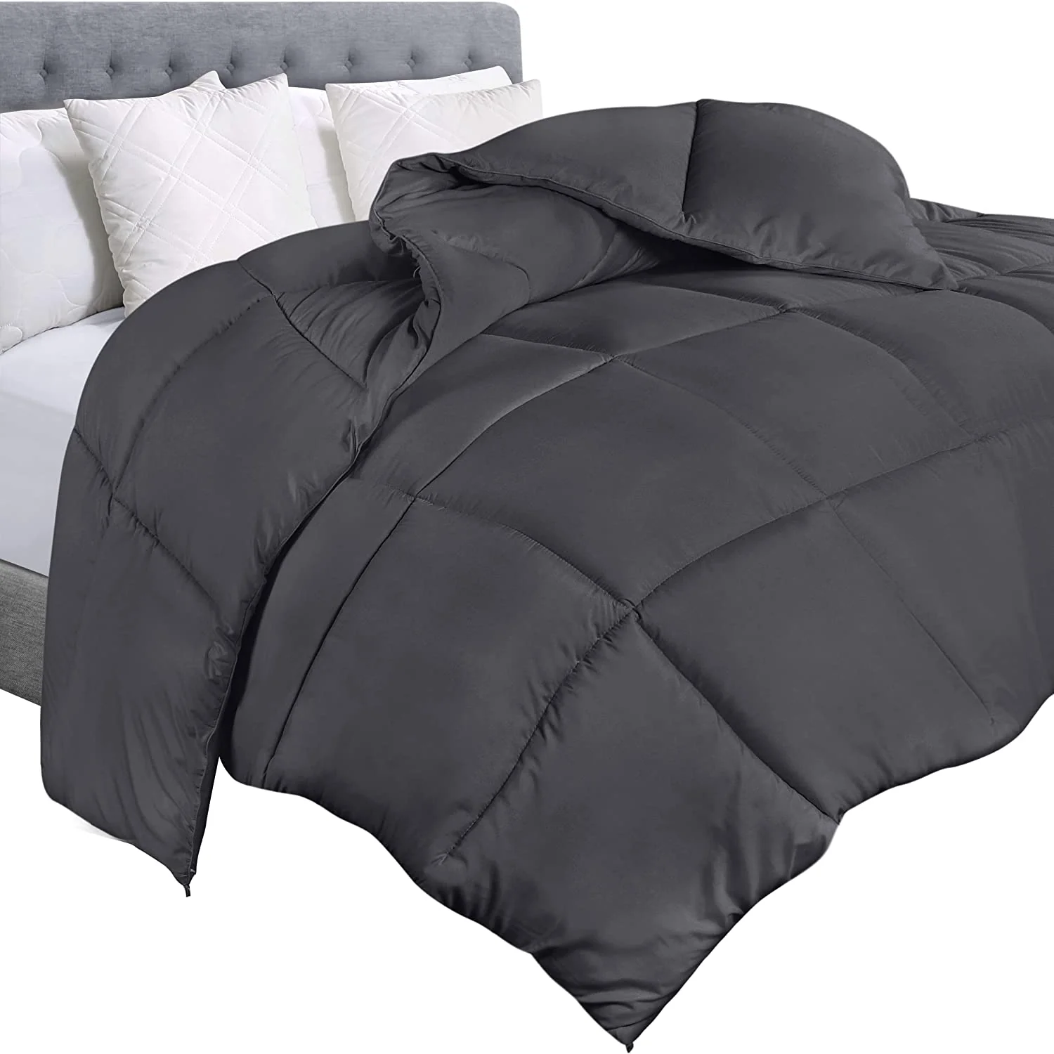 4-Pack 350 GSM Box Stitched Down Alternative Comforters - Image 6