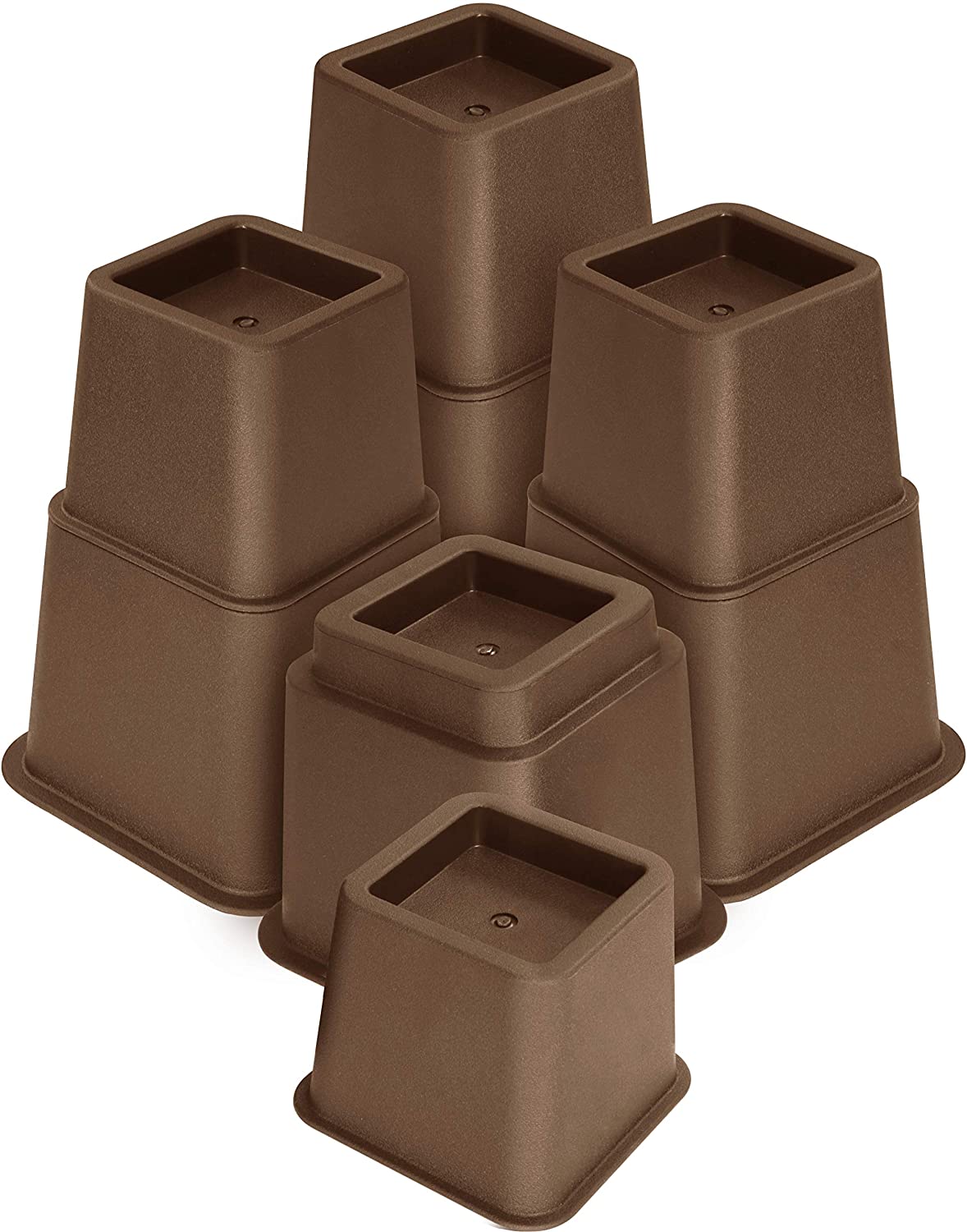9-Pack Adjustable Heavy-Duty Furniture Risers - 3, 5 & 8 Inch Bed and Furniture Risers - Image 3