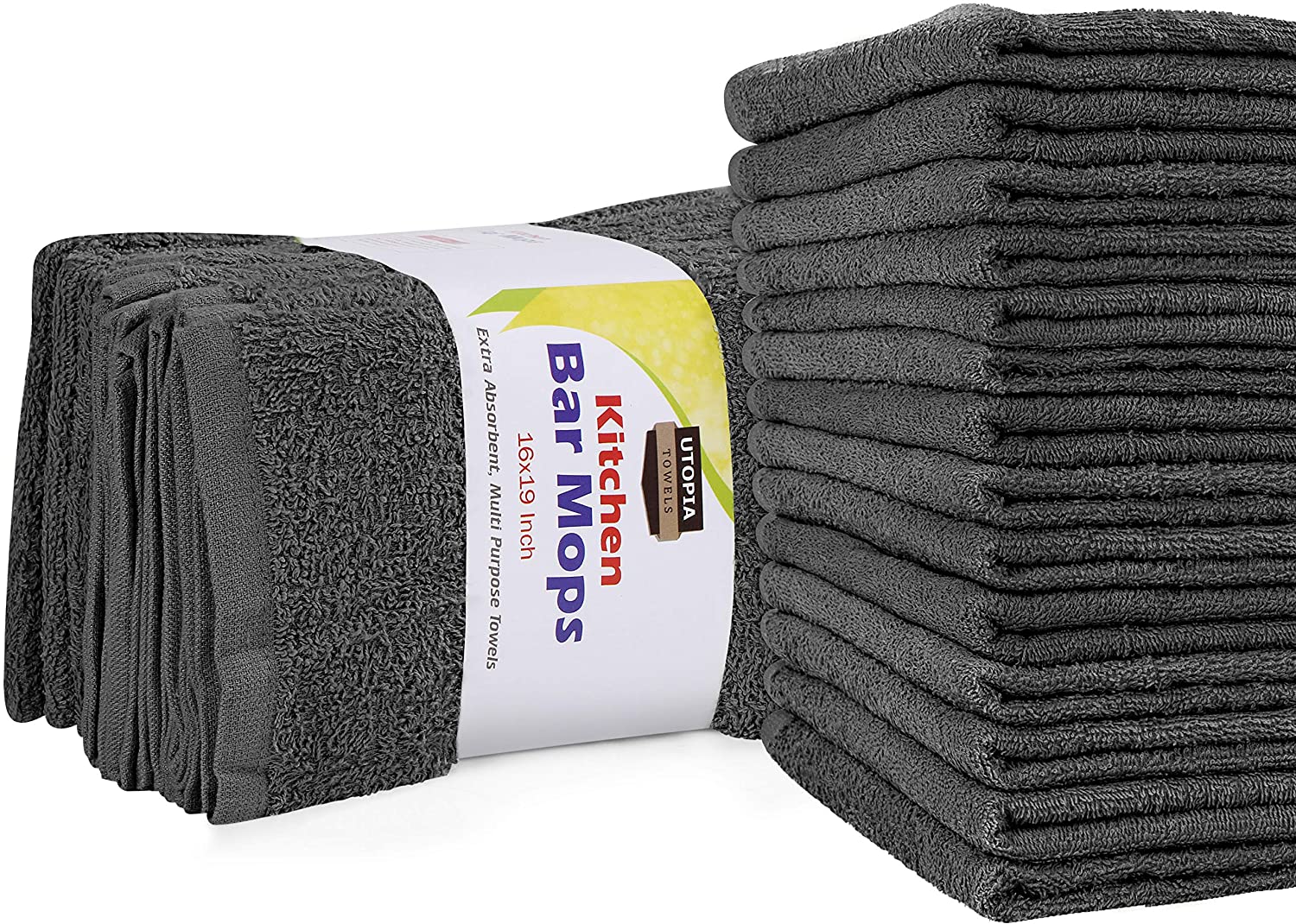 216-Pack Bar Mop Towels - Multipurpose Kitchen & Cleaning Towels - Image 3
