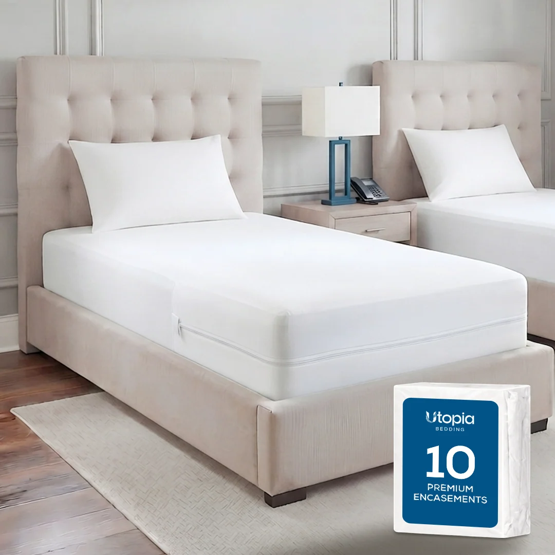 10-Pack Premium Waterproof Mattress Encasements 6 Inch Deep - Image 4