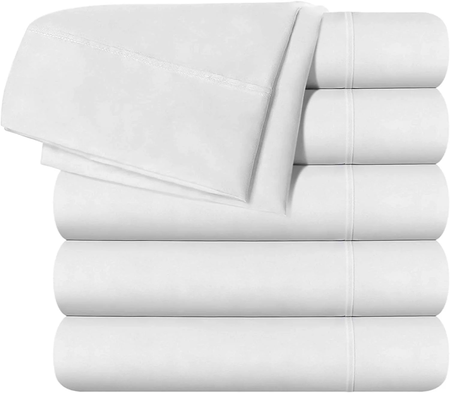 24-Pack Brushed Microfiber Flat Sheets - Image 5