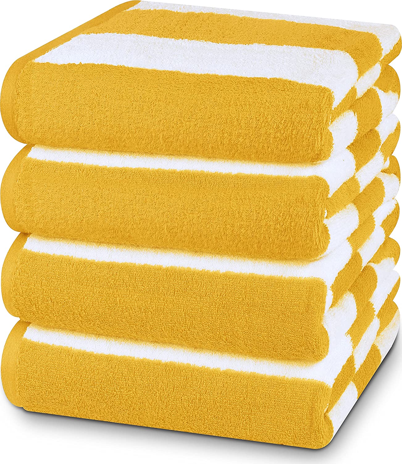 24-Pack 100% Ring Spun Cotton Cabana Stripe Beach Towels 30x60 Inches - Image 8