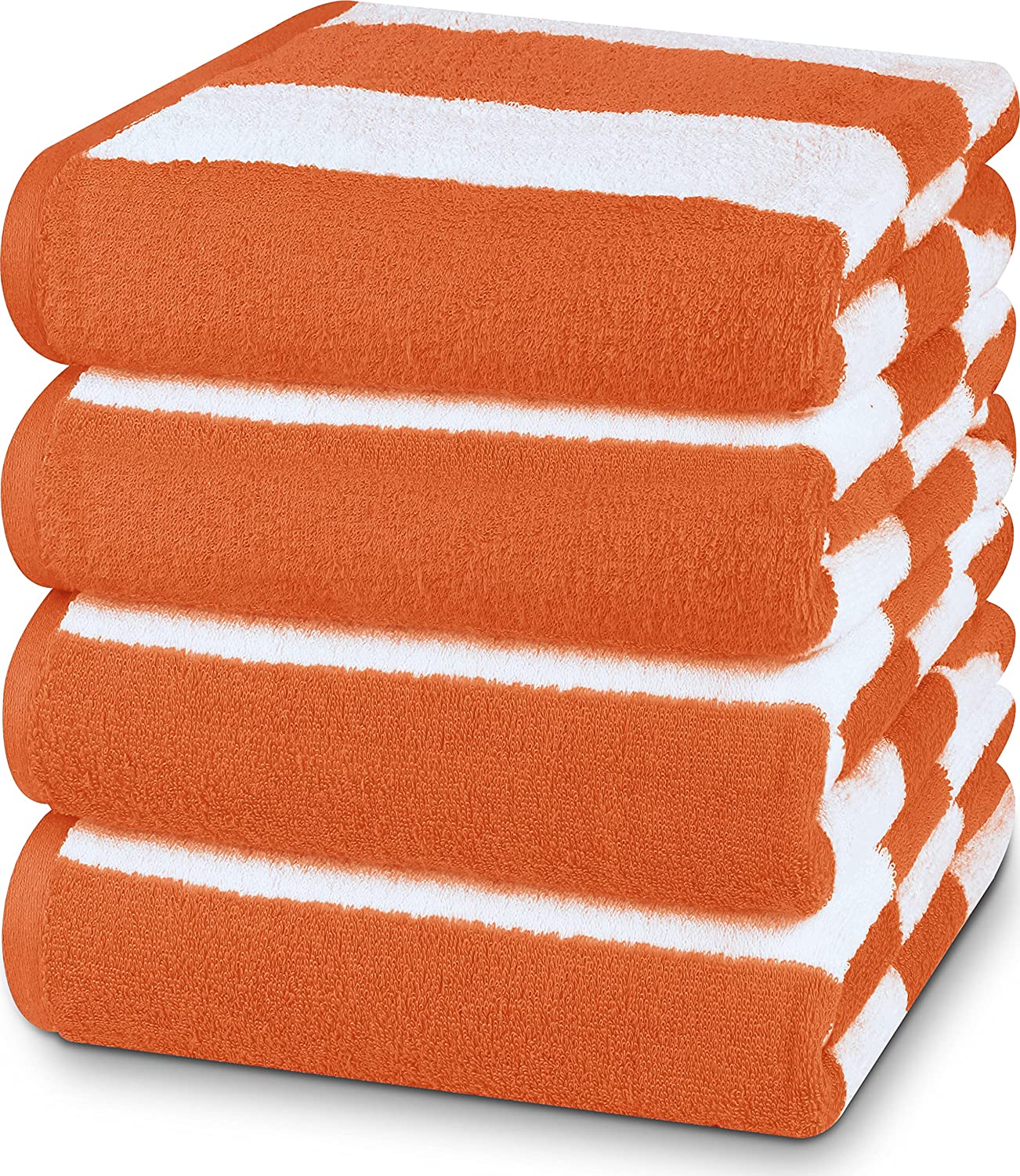 24-Pack 100% Ring Spun Cotton Cabana Stripe Beach Towels 30x60 Inches - Image 9