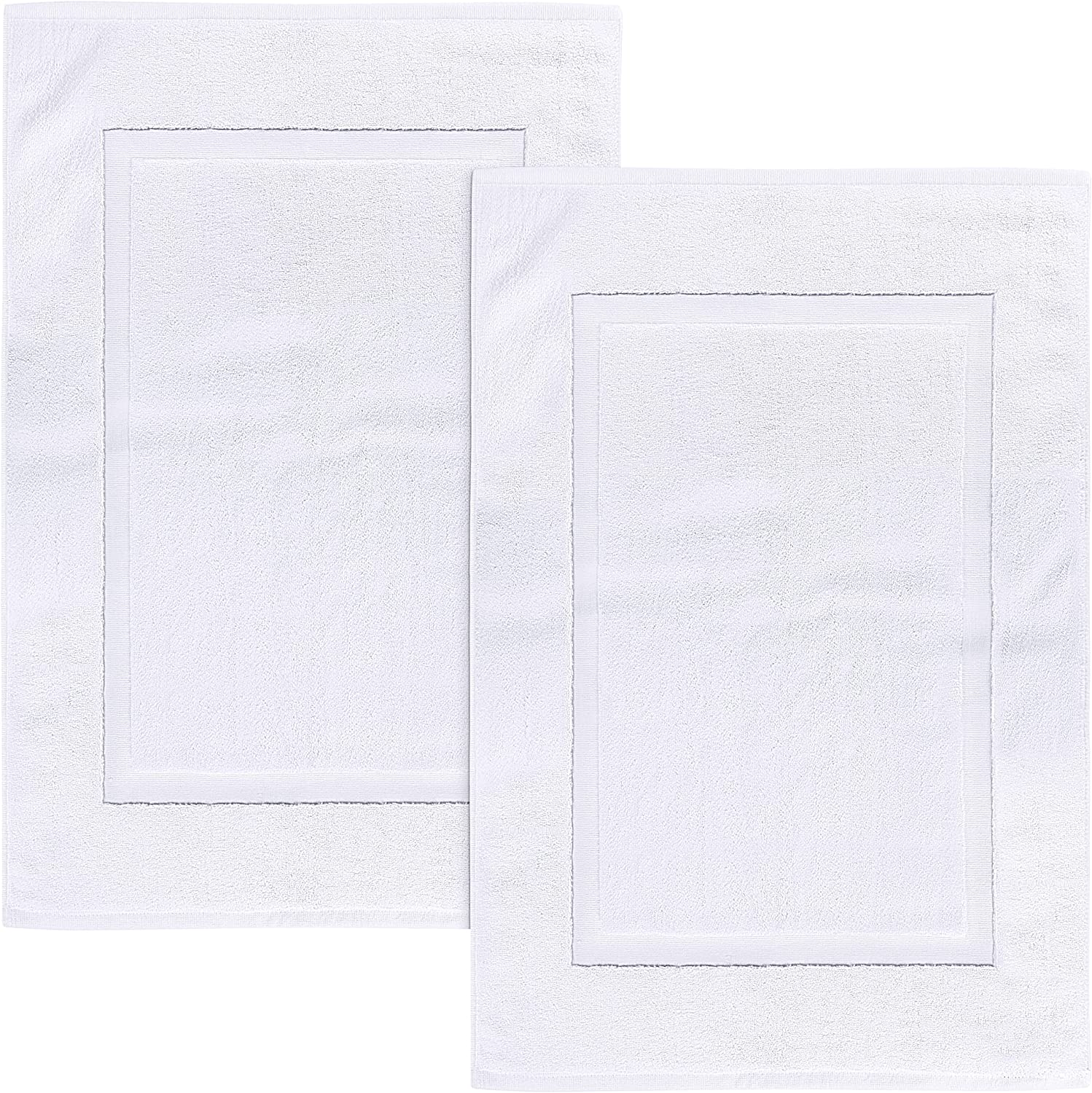 32-Pack 100% Ring Spun Cotton Banded Bath Mats - 21x34 Inches - Image 10
