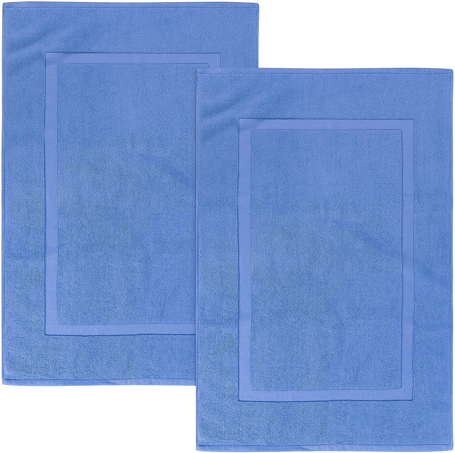 32-Pack 100% Ring Spun Cotton Banded Bath Mats - 21x34 Inches - Image 4