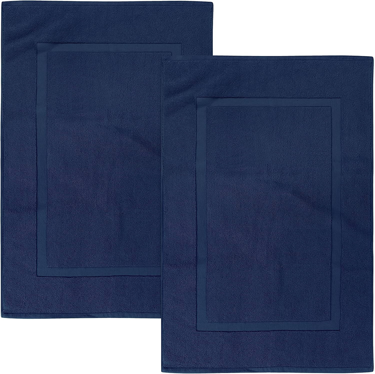 32-Pack 100% Ring Spun Cotton Banded Bath Mats - 21x34 Inches - Image 7