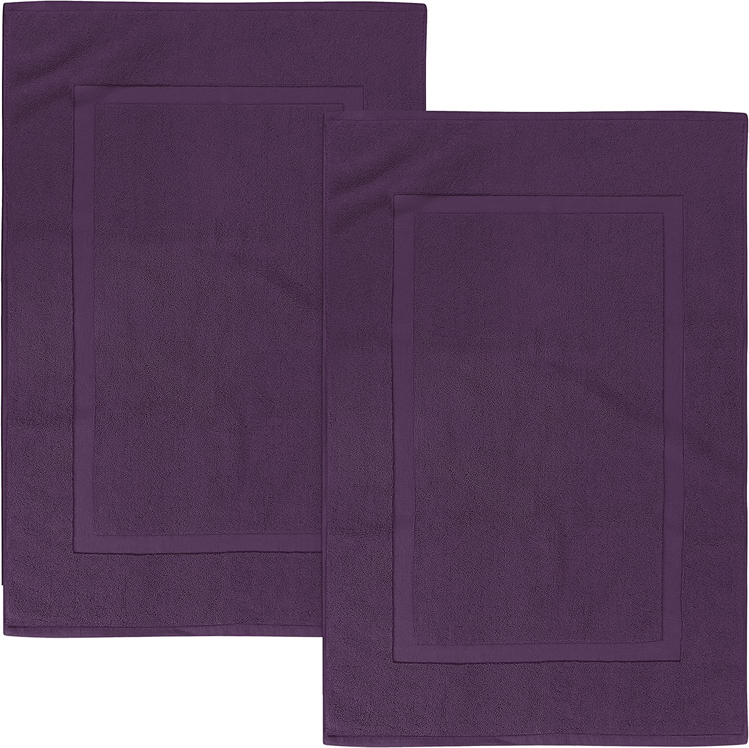 32-Pack 100% Ring Spun Cotton Banded Bath Mats - 21x34 Inches - Image 8