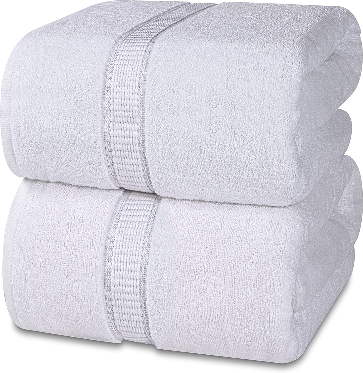 8-Pack 100% Ring Spun Cotton Jumbo Bath Sheets 35x70 Inches 600 GSM - Image 5