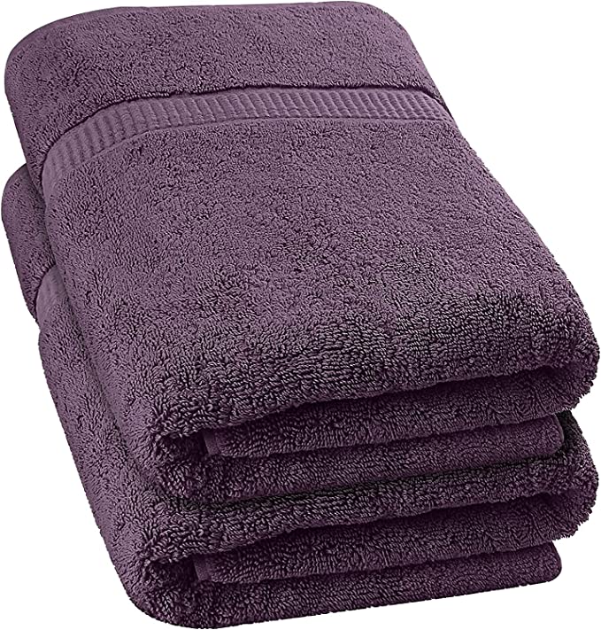 8-Pack 100% Ring Spun Cotton Jumbo Bath Sheets 35x70 Inches 600 GSM - Image 7