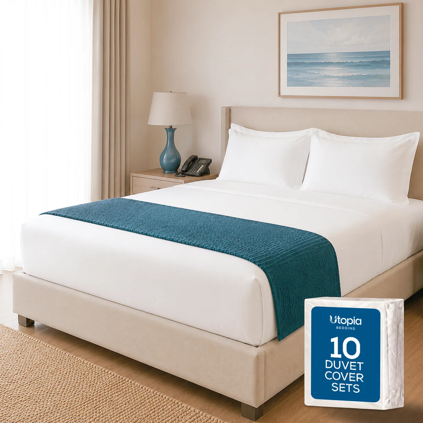 10-Pack Luxury 3-Piece Duvet Cover Sets - Image 10