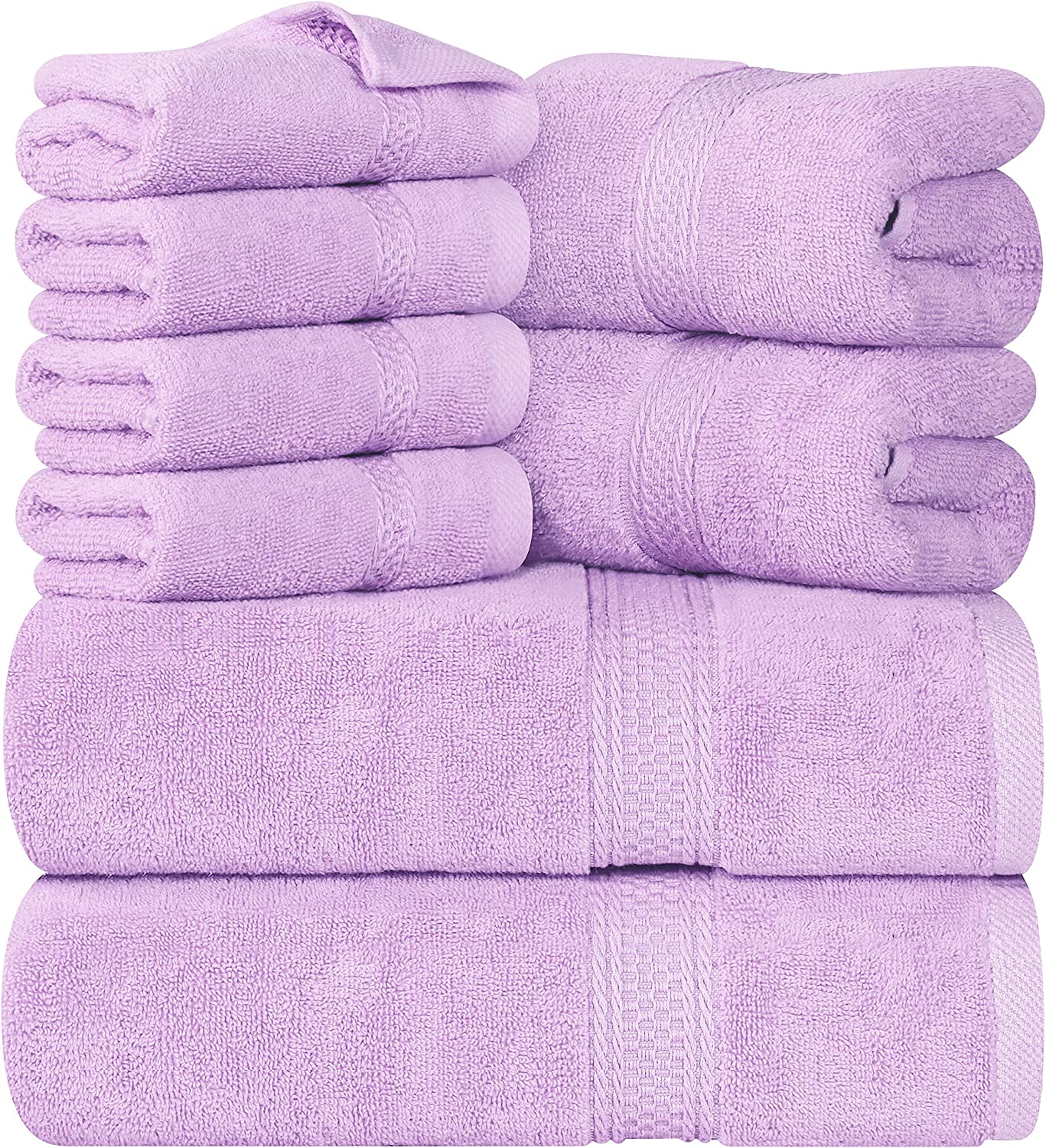 8-Pack 600 GSM Premium Towel Set in 100% Vehura Cotton - Image 15
