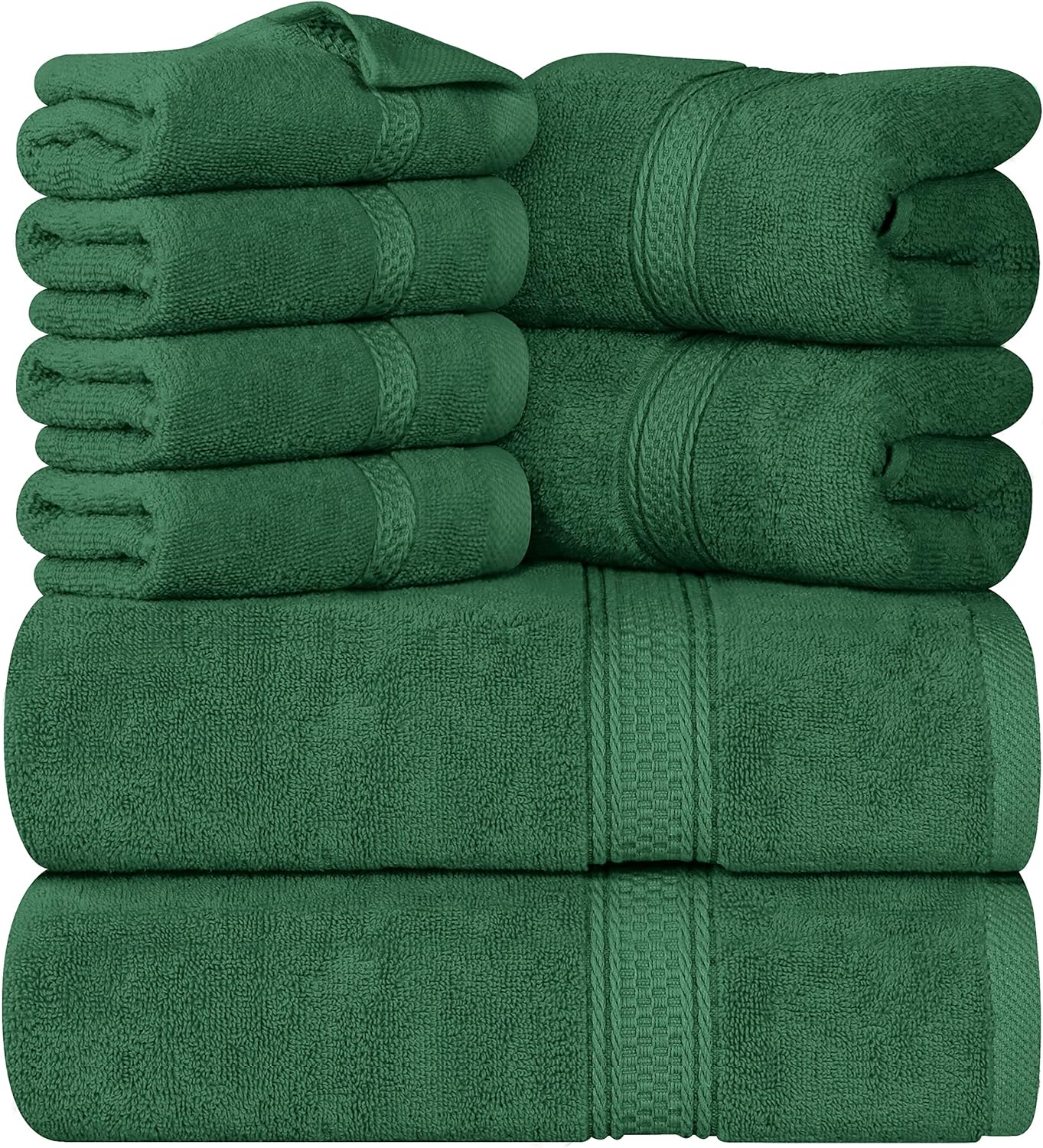 8-Pack 600 GSM Premium Towel Set in 100% Vehura Cotton - Image 18