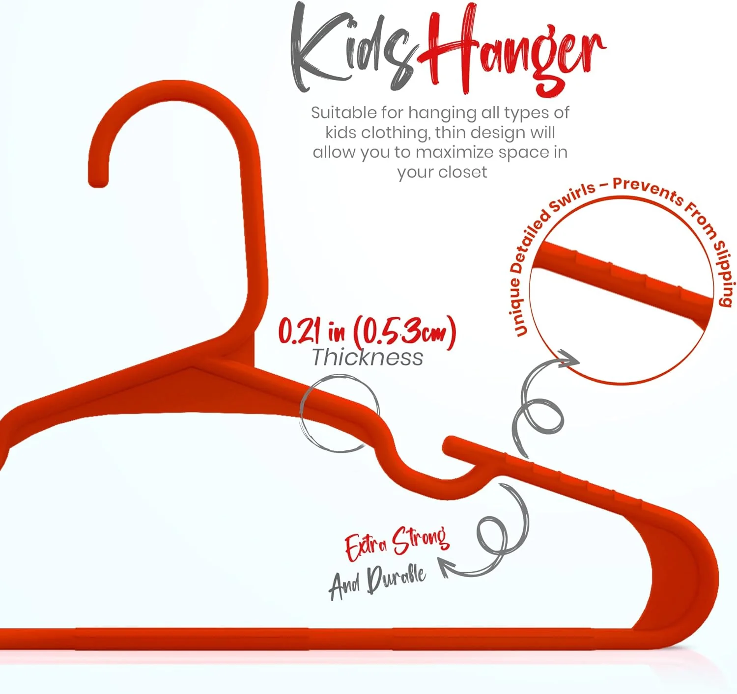 360-Pack Plastic Baby Hangers - Image 6
