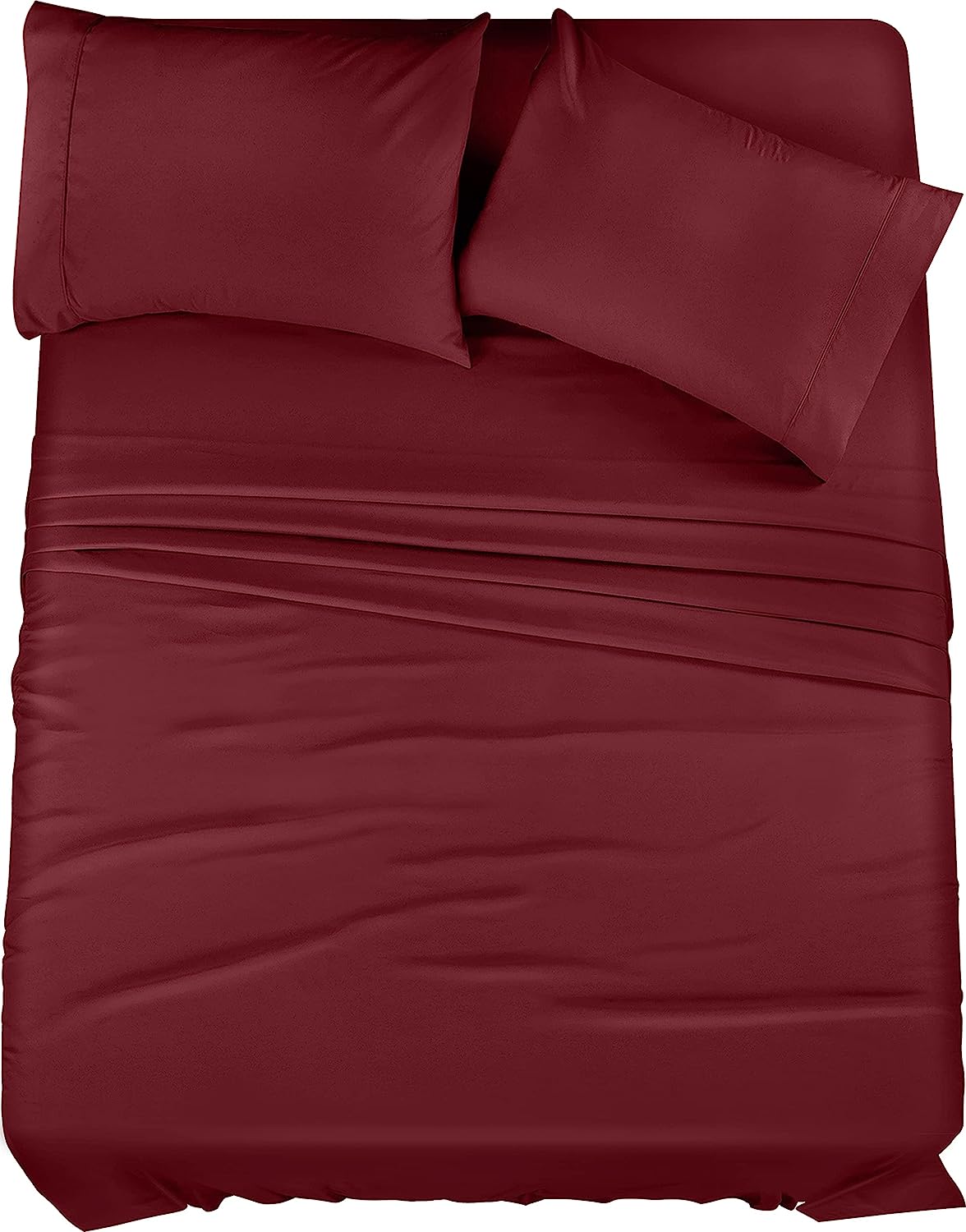 10-Pack Brushed Microfiber Bed Sheet Sets - 3-Piece (Flat Sheet + Fitted Sheet + Pillowcase) - Image 9