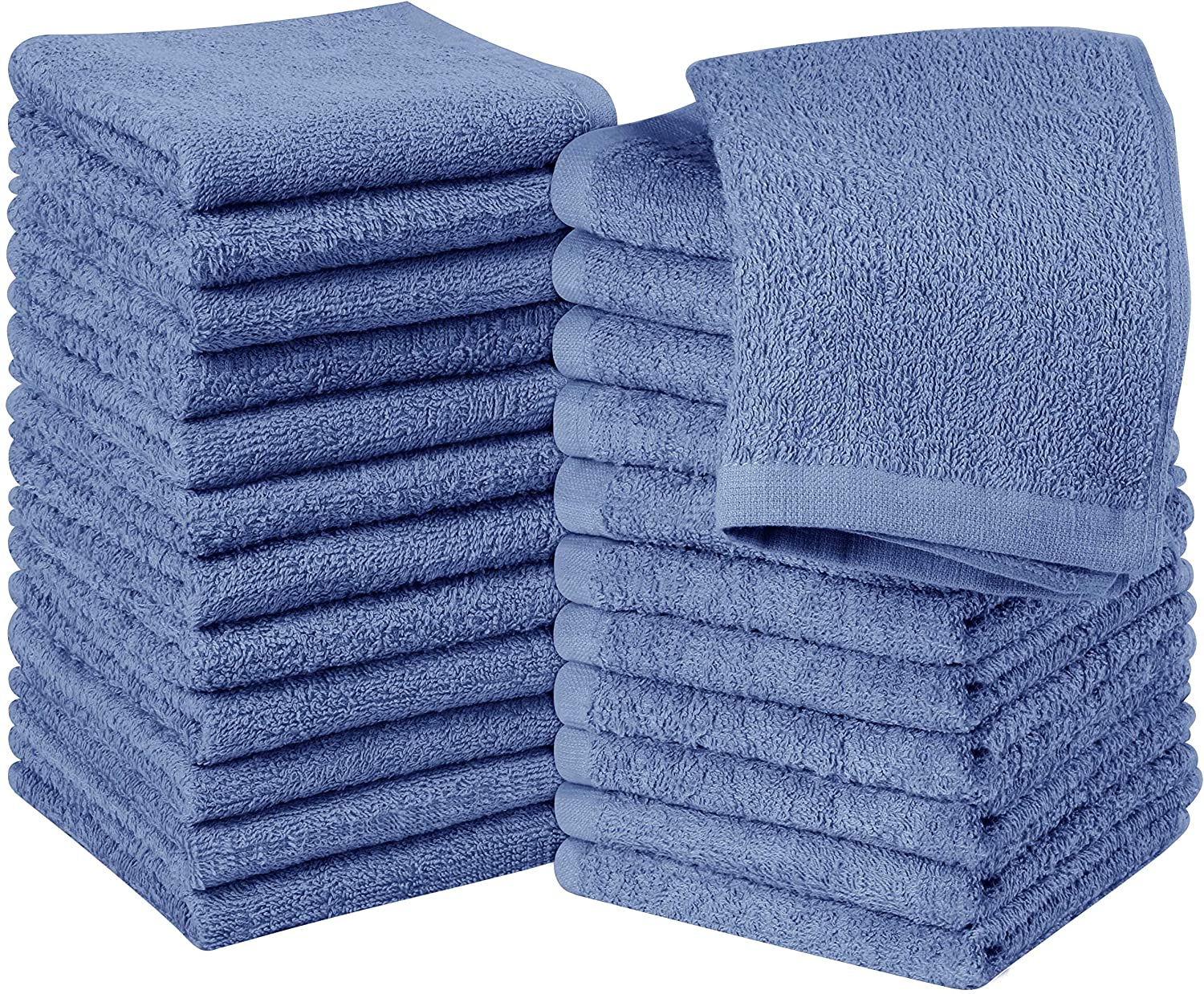 360-Pack Premium Cotton Flannel Washcloths - Image 5