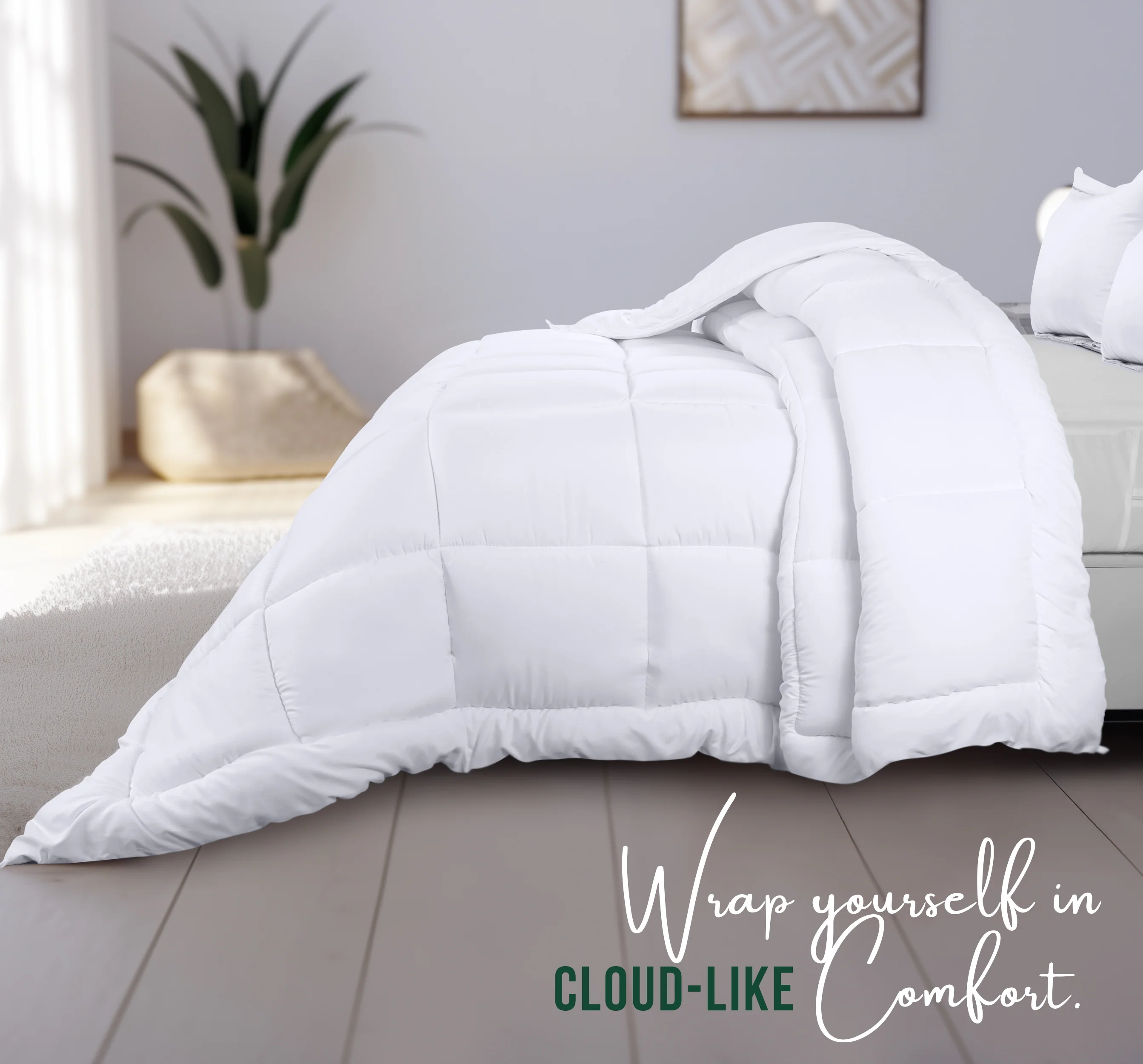 4-Pack Comforter Set - Soft & Cozy Down Alternative Comforter with Pillow Shams - Image 12