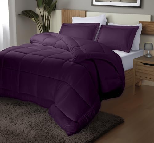 4-Pack Comforter Set - Soft & Cozy Down Alternative Comforter with Pillow Shams - Image 5