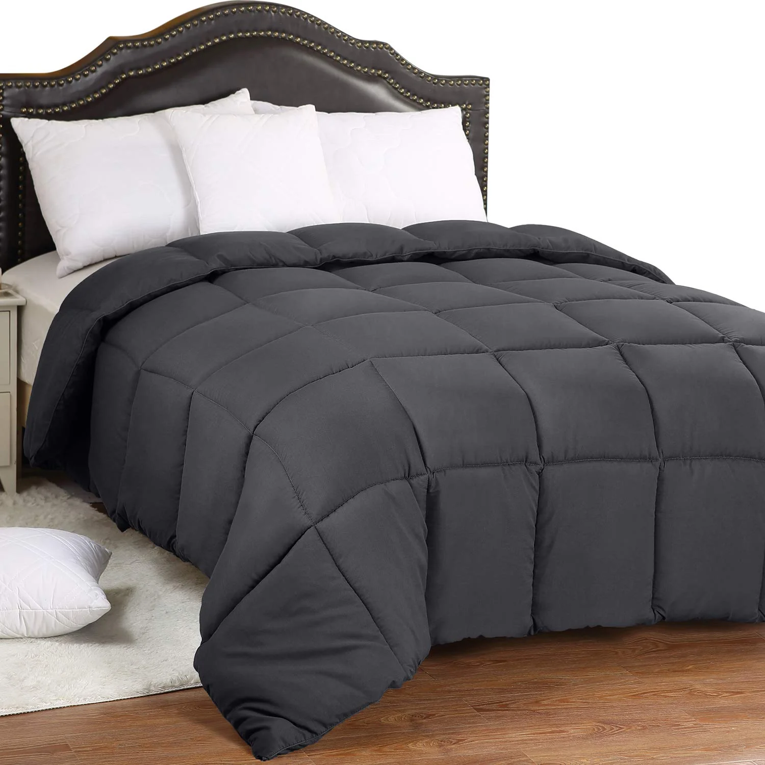 4-Pack 250 GSM Box Stitched Down Alternative Comforters - Image 3