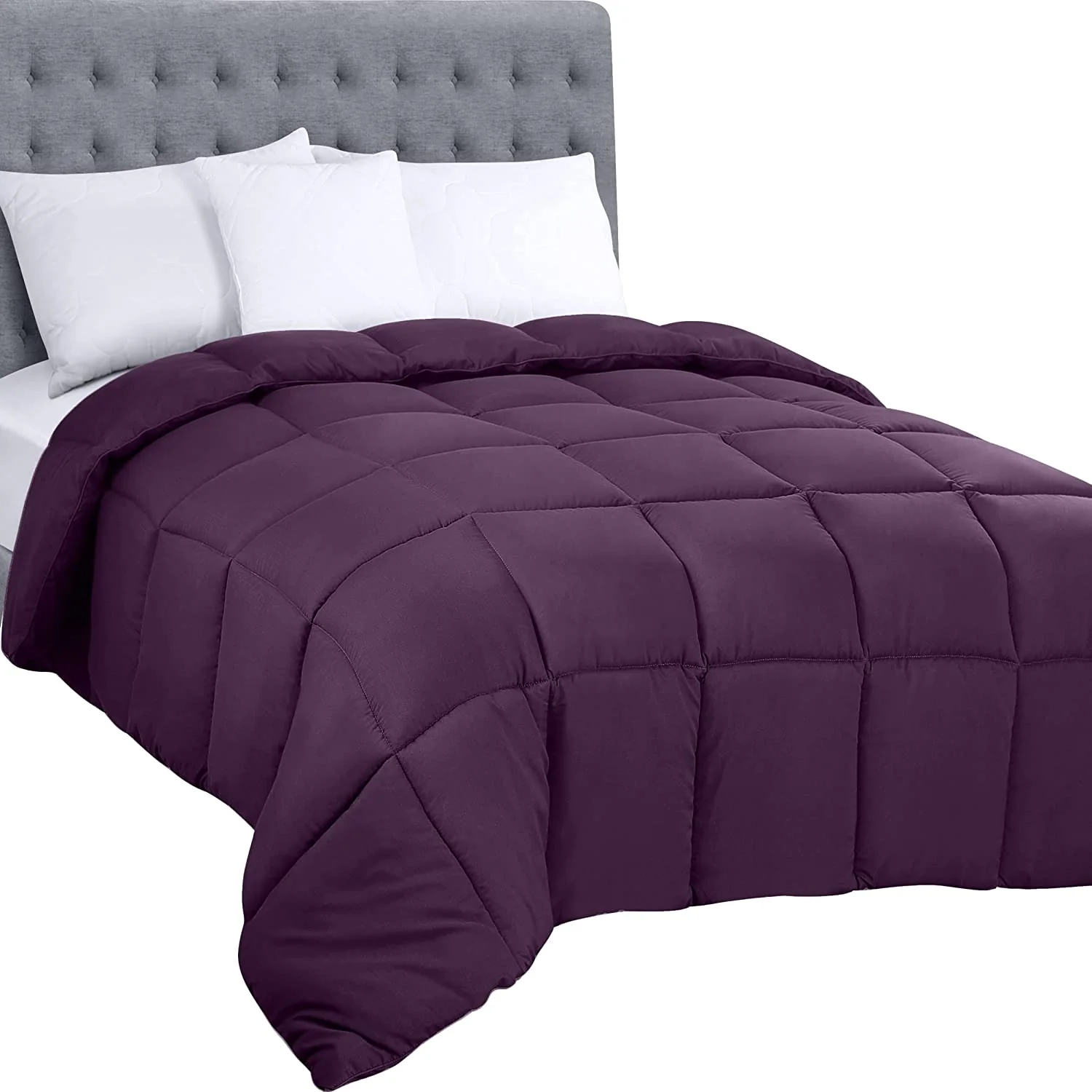 4-Pack 250 GSM Box Stitched Down Alternative Comforters - Image 5